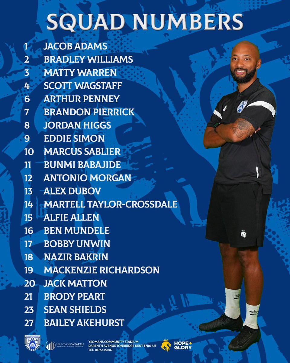 😇 | 𝗧𝗛𝗘 𝗡𝗔𝗠𝗘𝗦 𝗔𝗡𝗗 𝗧𝗛𝗘 𝗡𝗨𝗠𝗕𝗘𝗥𝗦!

Craig Nelson has announced his squad list with shirt numbers and this can be viewed 👇