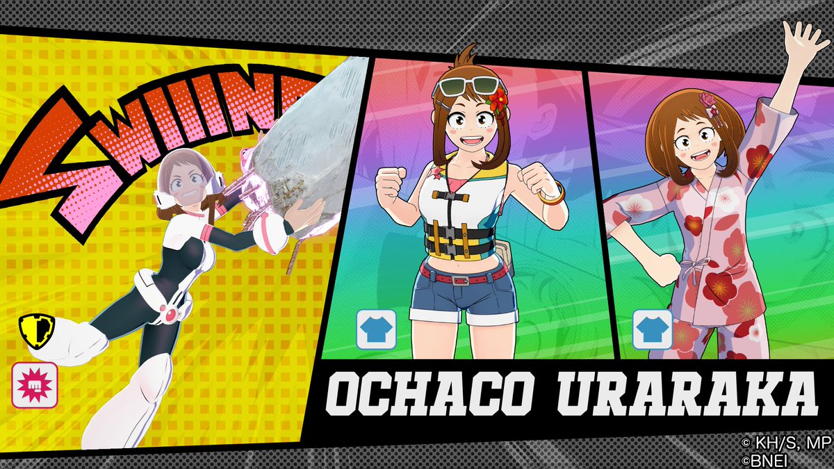 麗日”個性”技セット＆新コスチューム登場！ ＼ 麗日の”個性”技セット