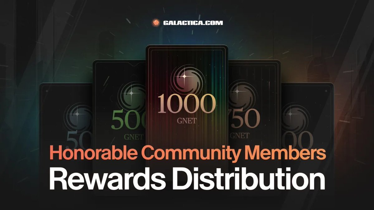 Honoring the Galactica Community Stars of Round 18 🌟

Let’s give a big round of applause to five outstanding members whose dedication and energy have made a lasting impact on the Galactica Network. They embody the teamwork, support, and innovation that keep our community
