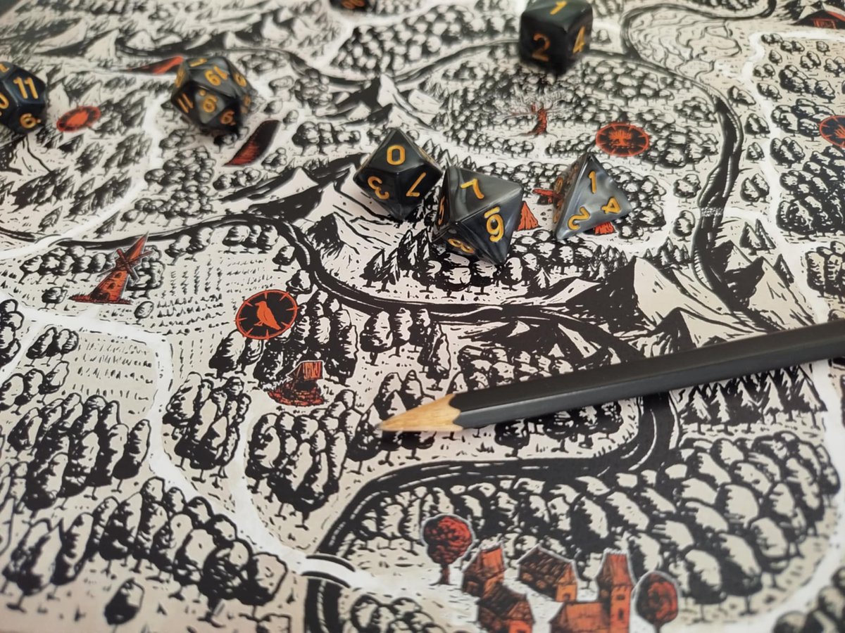Print test and playtest. 
ChaosWood RPG - Forsaken Tombs.

A dark fantasy tabletop role-playing game.
Don't let chaos consume you.

Coming soon!

kickstarter.com/projects/xplor…