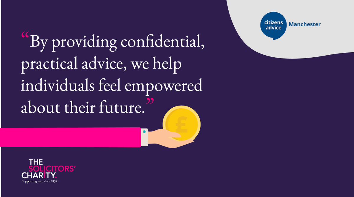 Most solicitors we referred to Citizens Advice Manchester got fast, confidential support by phone or email – with expert advice on benefits like Universal Credit and PIP. In 2024, 83% were women and 1 in 2 had a disability or long-term condition.

🔗 thesolicitorscharity.org/article/citize…