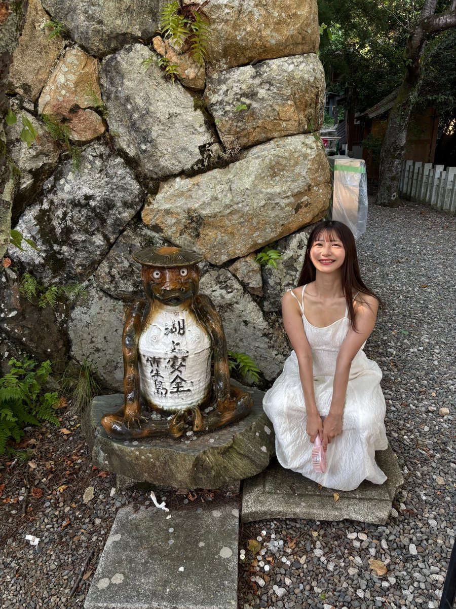 河童とツーショ✌️