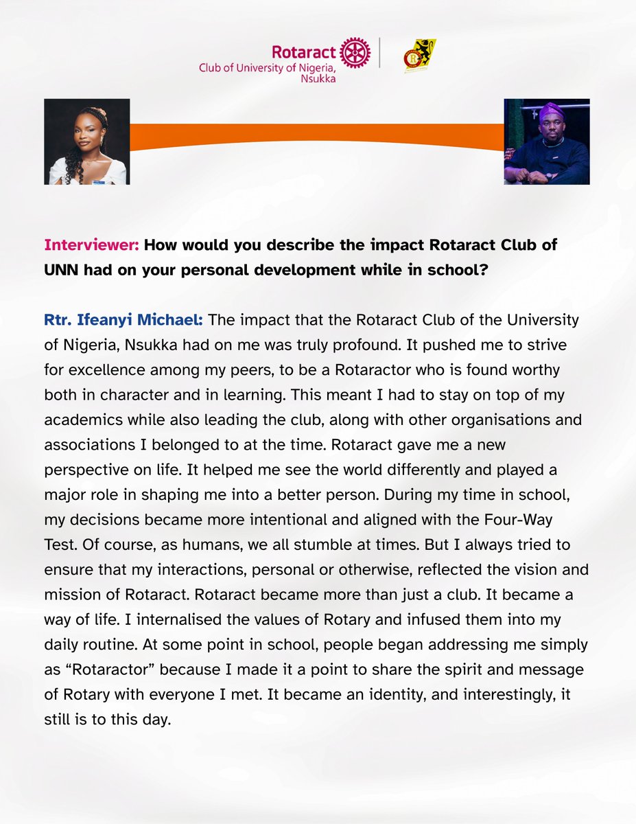 Rotaract Club of UNN tweet media