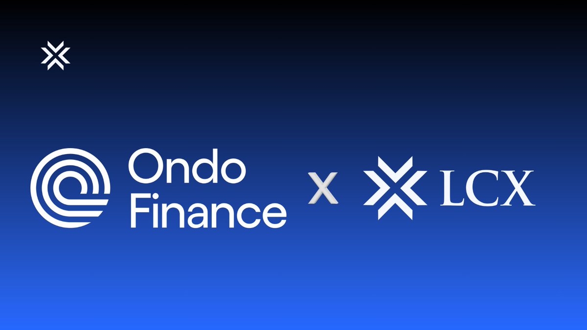 LCX (@lcx) on Twitter photo LCX has officially joined the Global Markets Alliance, uniting with <a href="/OndoFinance/">Ondo Finance</a> to help bring tokenized stocks, ETFs, and RWAs onchain with regulatory clarity at the core.
Dive into the full story: lcx.com/lcx-joins-the-… LCX has officially joined the Global Markets Alliance, uniting with <a href="/OndoFinance/">Ondo Finance</a> to help bring tokenized stocks, ETFs, and RWAs onchain with regulatory clarity at the core.
Dive into the full story: lcx.com/lcx-joins-the-…