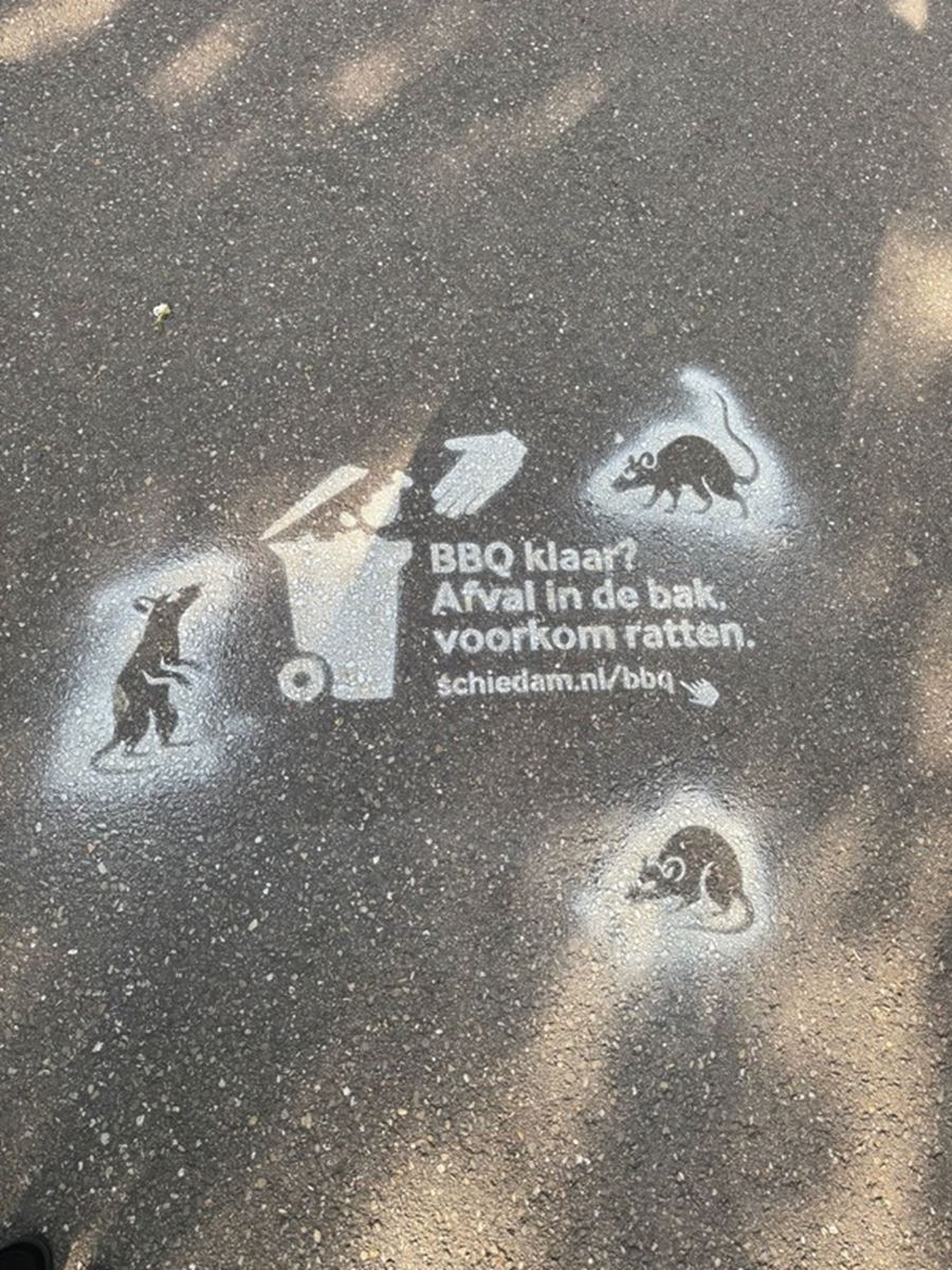 ‘BBQ klaar? Afval in de bak, voorkom ratten’

Gemeente Schiedam start met campagne over voederverbod en rattenoverlast

deschiedammeronline.nl/artikel/detail…