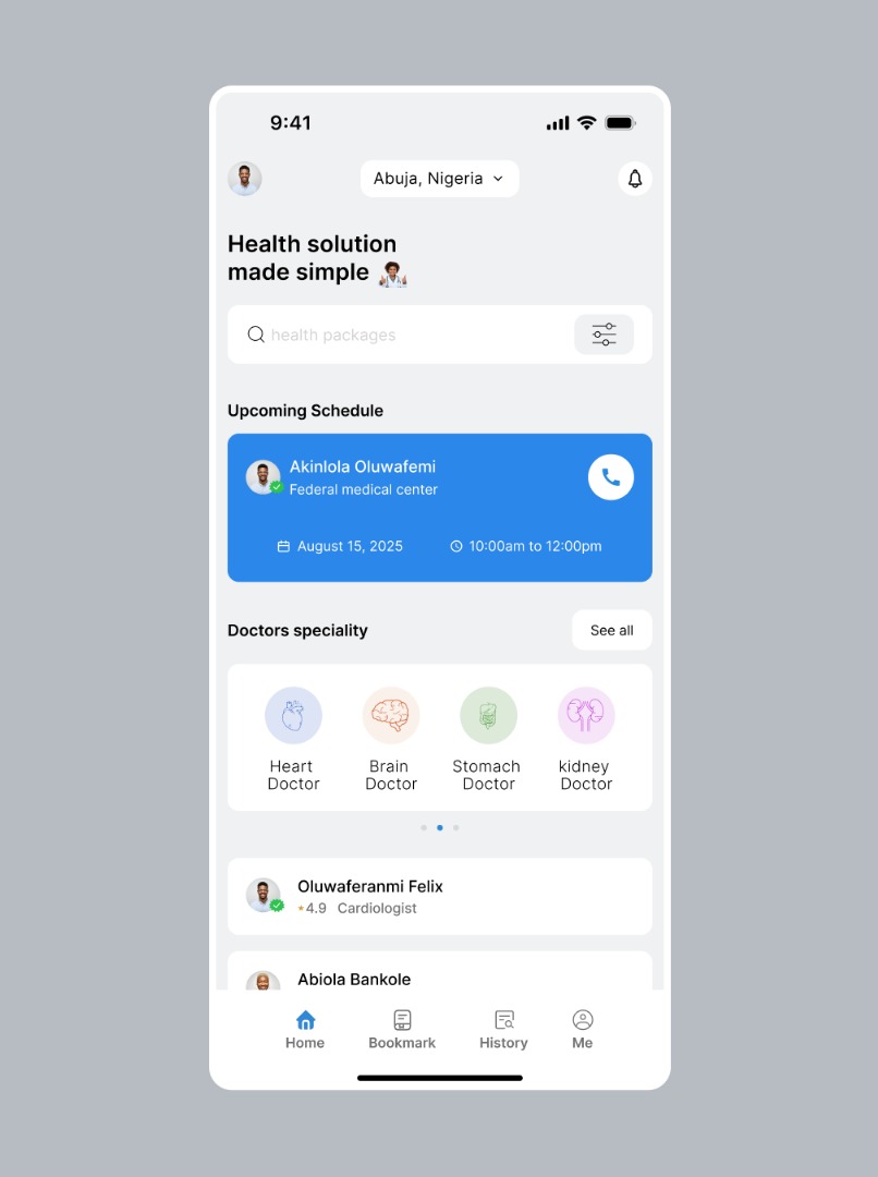 OlorunsogbonB's tweet image. Healthcare app doesn’t have to feel complicated.
One glance, and you should know your next step. 

#Designtwitter #uiuxdesign #Productdesigner #healthTech