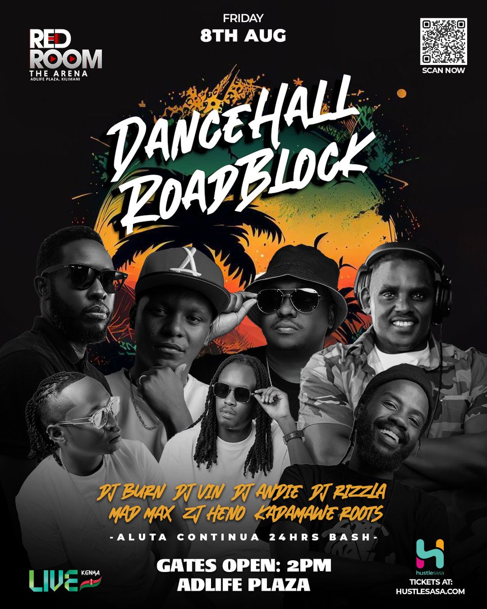 Mr Early Bounce (@vintheinvader) on Twitter photo Friday's loaded 😎
<a href="/NRGRadioKenya/">NRG Radio Kenya</a> from 7pm to 10pm for #NRGTotalAccess then RED ROOM the arena for #DancehallRoadblock 🚀
#TGIF 🙌🏾 Friday's loaded 😎
<a href="/NRGRadioKenya/">NRG Radio Kenya</a> from 7pm to 10pm for #NRGTotalAccess then RED ROOM the arena for #DancehallRoadblock 🚀
#TGIF 🙌🏾