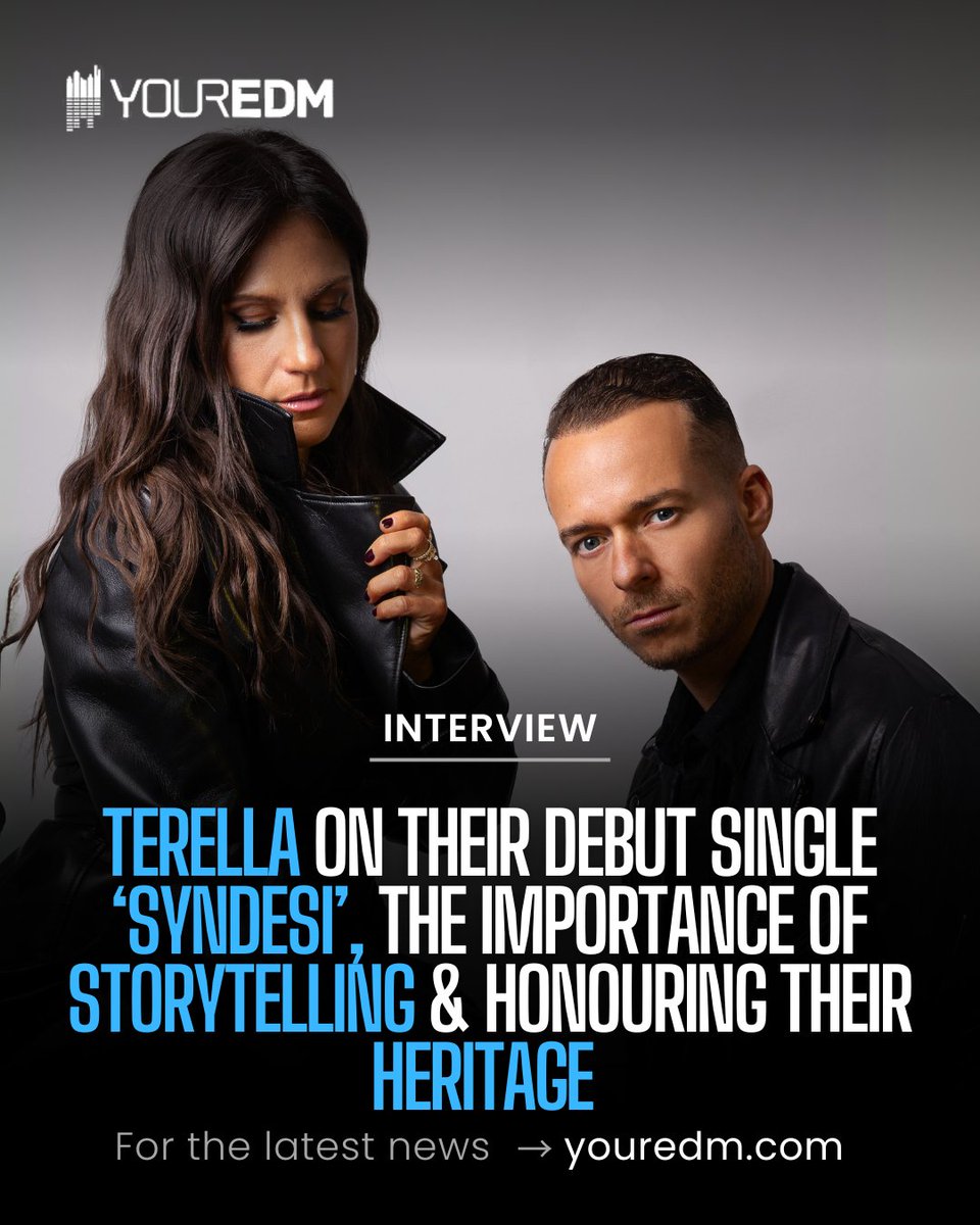 Rising Greco-Italian duo #Terella dropped their debut single ‘Syndesi’ today

The track is a hypnotic, ritual-inspired sonic offering rooted in love, their heritage and passion for storytelling

Read our exclusive interview with the eclectic pair here: 
youredm.com/2025/08/08/dyn…