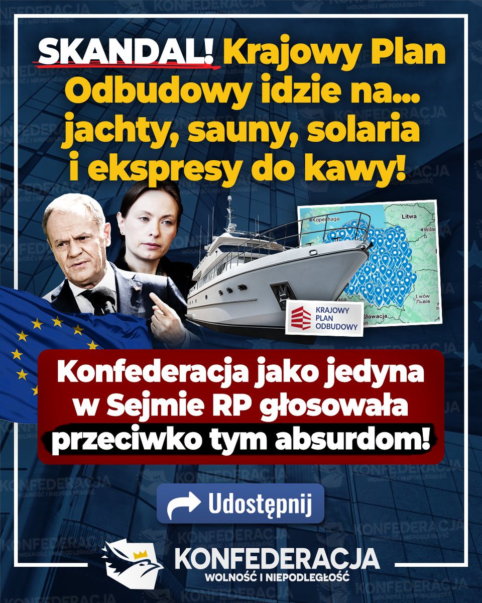 To jest taki skandal, że słów brakuje. Ostrzegaliśmy i znów mieliśmy rację - KPO okazał się gigantycznym przepalaniem pieniędzy! Udostępniajcie niech każdy to zobaczy!

Na rządowej stronie pojawiły się opisy projektów, które otrzymały dofinansowanie z Krajowego Planu Odbudowy,