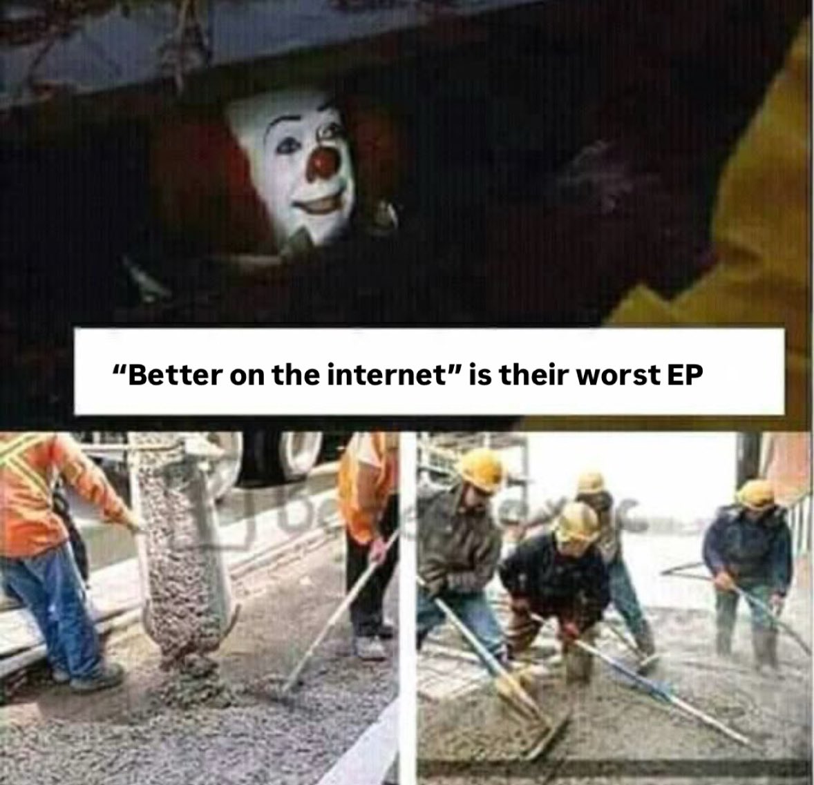 'NO SKIPS EP' we all chant in unison