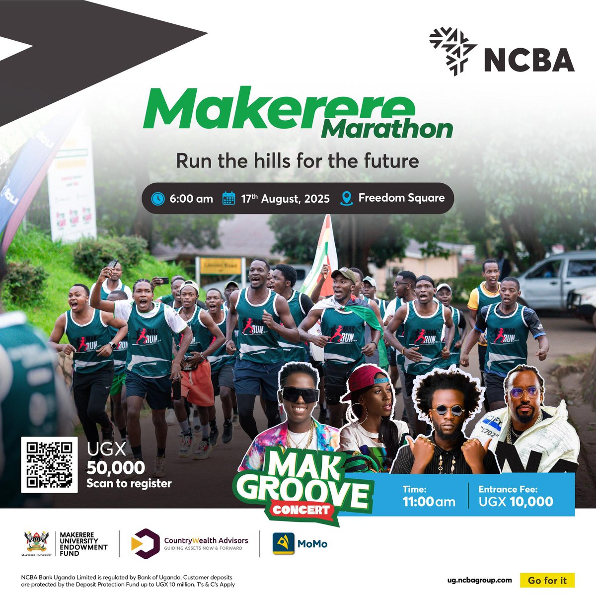 LindaEvelyn_N's tweet image. Something big is hitting Makerere!

Save the date — 17th August.

Whether you run fast, jog slow or simply walk with friends, there’s a spot for you.

#MakRun2025 | #RunForGreatness | #GoForIt