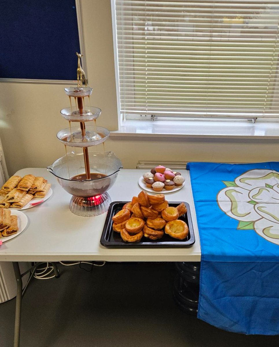 Last week, we celebrated Yorkshire Day! 🍴

Our resident Yorkshireman, Pete, put on a gravy fountain (with the support of Lewis) with Yorkshire Puddings in the canteen for all the staff to feast on! 

What a Friday treat!