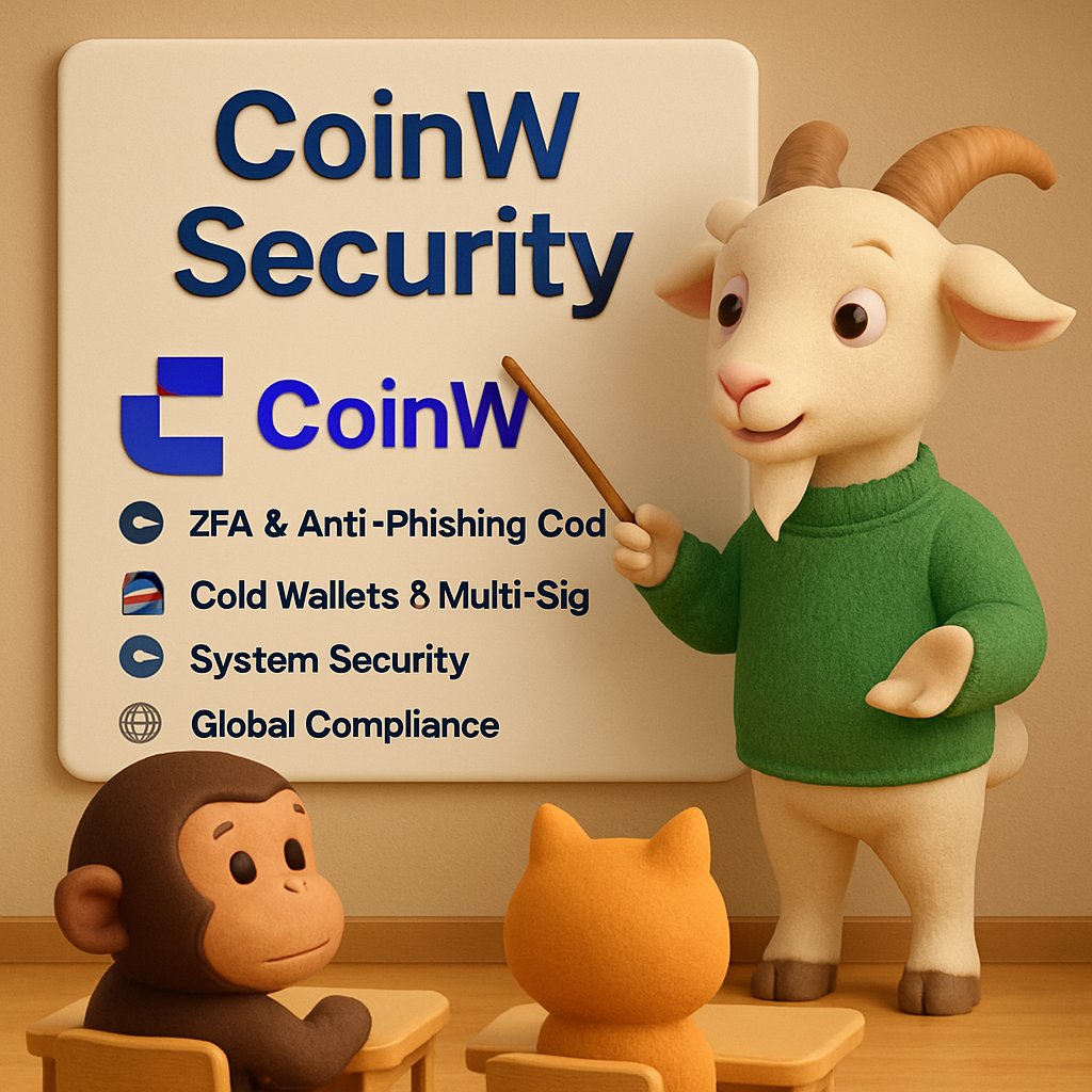 defi_kivg's tweet photo. Gm legends

Your safety matters. ❤️

@CoinWOfficial protects your assets with:
🔑 2FA &amp; anti‑phishing codes
💰 Cold wallets + multi‑sig
🛡️ Strong system security
🌍 Global compliance

Trade with peace of mind.
https://t.co/tMXTKhLWE1
#CoinW #CryptoSecurity #TradeSafe https://t.co/dMpv3oVPvr