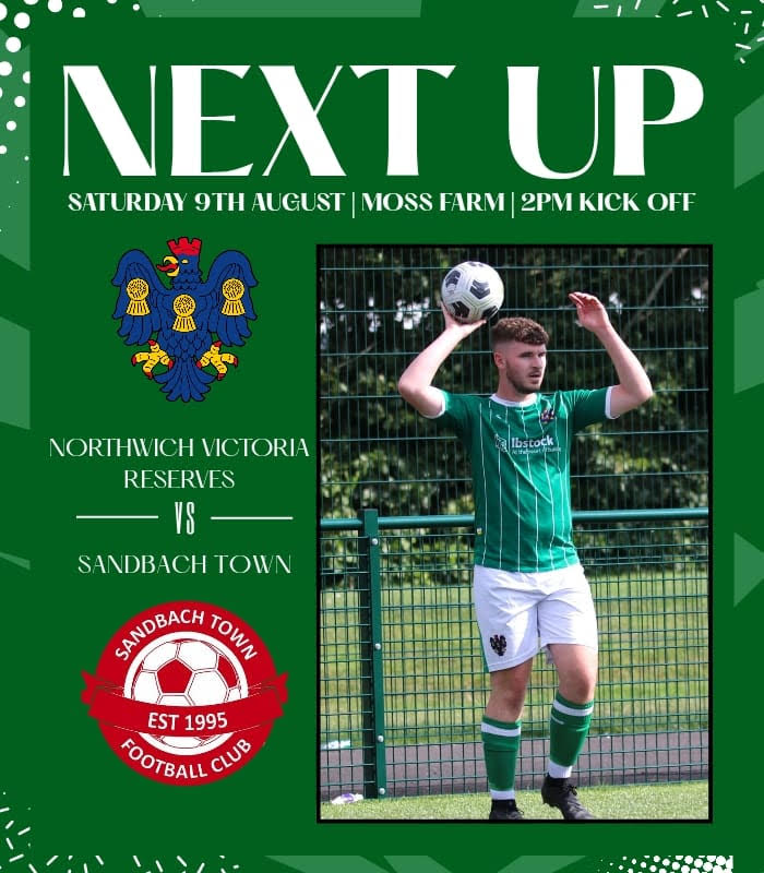 NorthwichVictoriaU21โs (@nvfc_u21s) on Twitter photo ๐จ GAME DAY TOMORROW ๐จ
<a href="/NVFC_U21s/">Northwich Victoria Reserves</a> vs <a href="/Sandbachtownfc/">Sandbach Town FC</a>
๐ Moss Farm
๐ Kick-off: 2pm
2nd <a href="/CheshireFL/">Cheshire Football League โฝ๏ธ</a> game for our young side.
Expect passion, grit, and goals.
Be there to witness it live! ๐ฅโฝ๐
#VicsReserves #SaturdayFootball #MossFarmMagic ๐จ GAME DAY TOMORROW ๐จ
<a href="/NVFC_U21s/">Northwich Victoria Reserves</a> vs <a href="/Sandbachtownfc/">Sandbach Town FC</a>
๐ Moss Farm
๐ Kick-off: 2pm
2nd <a href="/CheshireFL/">Cheshire Football League โฝ๏ธ</a> game for our young side.
Expect passion, grit, and goals.
Be there to witness it live! ๐ฅโฝ๐
#VicsReserves #SaturdayFootball #MossFarmMagic