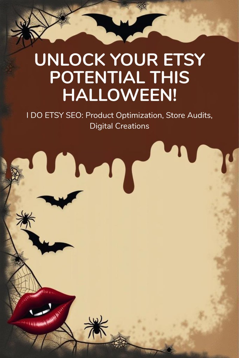 musthophaabhay's tweet image. "Make your Etsy shop scream success this Halloween! ๐ Our expert SEO, listing optimization, store audits, and digital product creation will skyrocket your sales. Click to get started!
#EtsyTips #ShopOptimization #HalloweenSales