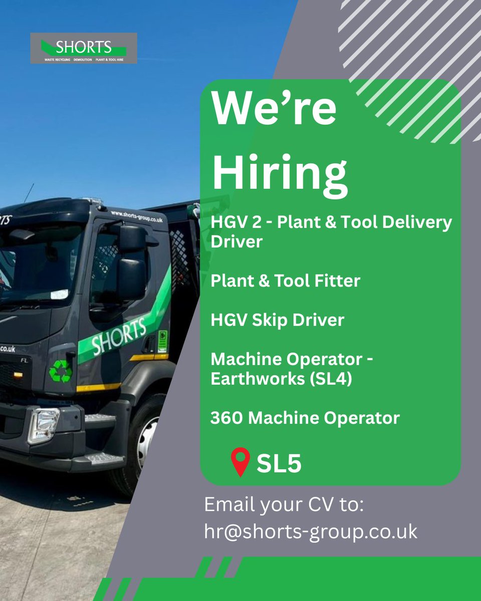 Shorts Group (@shortsgroup) on Twitter photo We're Hiring at SL5! Ready for your next adventure? Become part of our dynamic team and grow your career with us. Apply now: hr@shorts-group.co.uk ✉️
Browse more of our job opportunities🔗 shorts-group.co.uk/about/careers
#Careers #Jobs #Recruiting #ShortsGroup We're Hiring at SL5! Ready for your next adventure? Become part of our dynamic team and grow your career with us. Apply now: hr@shorts-group.co.uk ✉️
Browse more of our job opportunities🔗 shorts-group.co.uk/about/careers
#Careers #Jobs #Recruiting #ShortsGroup