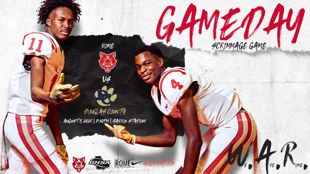 Game Day
🎟️ gofan.co/event/3648555
⏰ 7:30 
🏟️ Barron Stadium

See you tonight ! 

#𝙇𝙀𝘼𝘿 𝙭 #𝙍𝙤𝙢𝙚𝙂𝙧𝙤𝙬𝙣