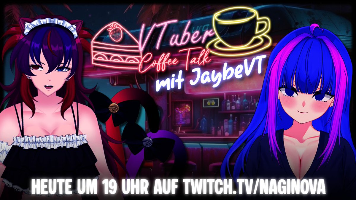🌸 𝒩𝒶𝓃𝒾𝒩𝒶𝑔𝒾 🏳️⚧️ | Maid Café Nyagi 🍰☕ (@naninagichu) on Twitter photo Heute Abend um 19 Uhr öffnet mein streamendes Maid Café für einen neuen VTuber Coffee Talk und diesmal darf ich <a href="/JaybeVT/">Jaybe🌑💜~GERVTuber~</a> bei mir begrüßen 💜
Kommt für einen gemütlichen Abend am Strandbarcafé vorbei. War würdet ihr gerne für ein Getränk nehmen 🍸? Heute Abend um 19 Uhr öffnet mein streamendes Maid Café für einen neuen VTuber Coffee Talk und diesmal darf ich <a href="/JaybeVT/">Jaybe🌑💜~GERVTuber~</a> bei mir begrüßen 💜
Kommt für einen gemütlichen Abend am Strandbarcafé vorbei. War würdet ihr gerne für ein Getränk nehmen 🍸?