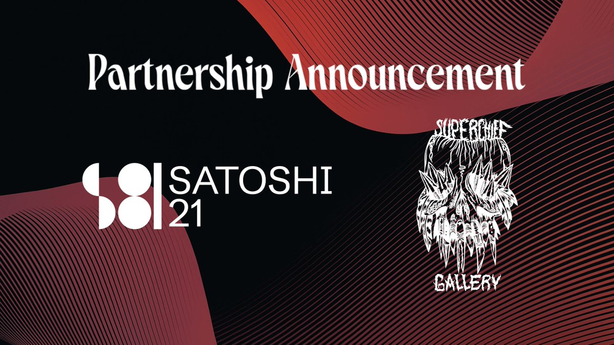We're excited to announce our new <a href="/S21Ventures/">Satoshi21</a> x <a href="/SuperchiefNFT/">SuperchiefGalleryNFT</a> collab – bridging on-chain art, IRL galleries and communities from New York to Istanbul! 🌐

Superchief is a multi-city arts org and the first to launch IRL NFT + Ordinals galleries.

Together, we’ll connect