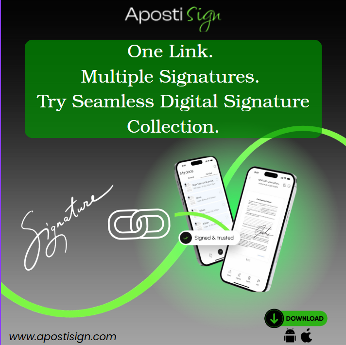 apostisign1's tweet image. One Link. Multiple Signatures. ✅
Collect every signature you need with a single click – secure, seamless &amp;amp; stress-free.
🚀 Try Seamless Digital Signature Collection today!
#DigitalSignatures #eSignatures #PaperlessWork