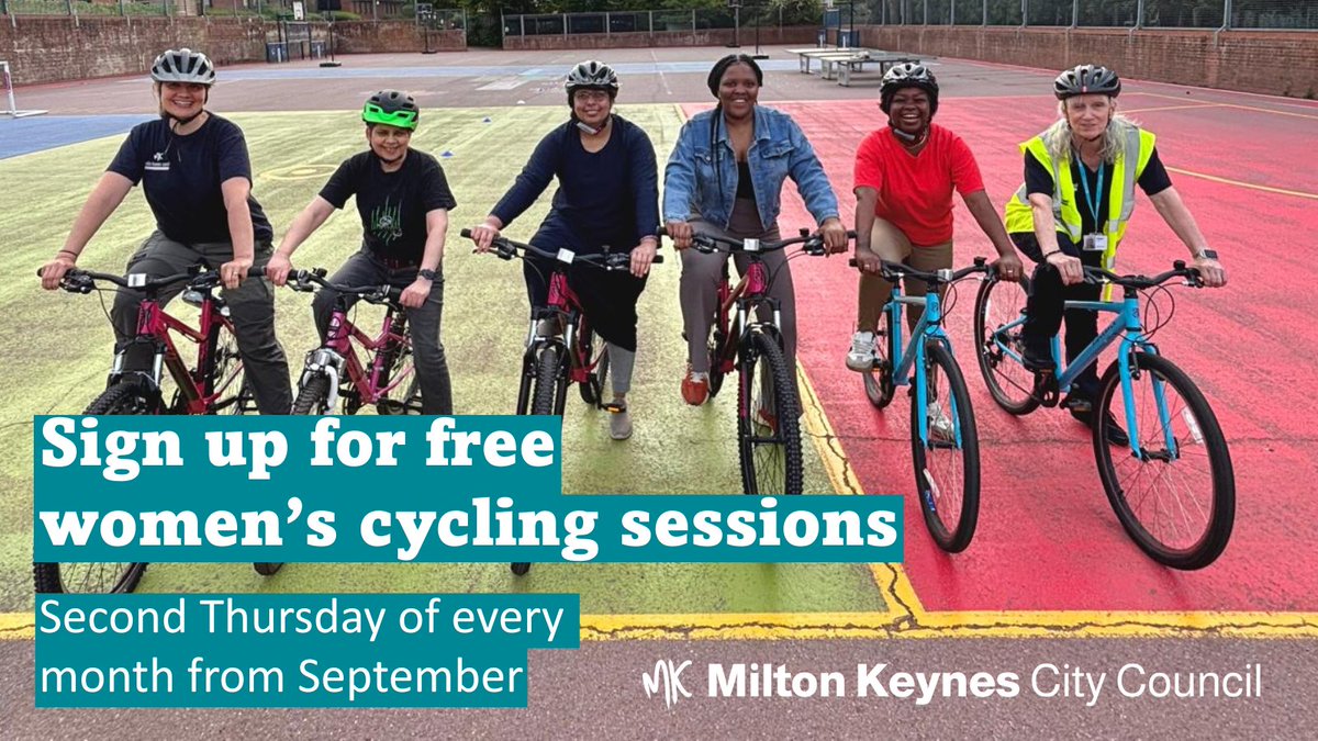 From September our Bikeability team are offering free women’s cycling sessions on the second Thursday of every month, 6:45pm–8pm at Two Mile Ash School. It’s with female instructors and is open to women of any cycling ability. Bikes and helmets provided. tinyurl.com/4h5rbets