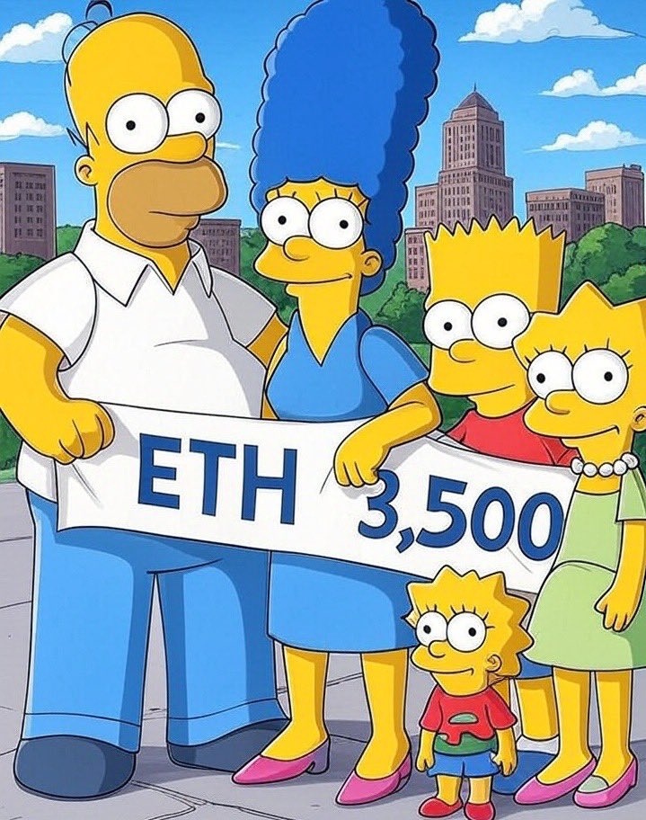 Kripto Simpsons (@kriptosimpsons) on Twitter photo kripto simpsonlar’ın yeni kehaneti:
eth 1 hafta içerisinde 3.500$ seviyesine düzeltme yapacak. kripto simpsonlar’ın yeni kehaneti:
eth 1 hafta içerisinde 3.500$ seviyesine düzeltme yapacak.