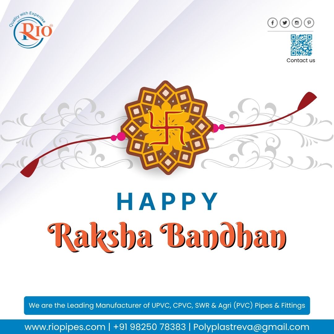 RevaPolyPlast's tweet photo. Celebrating the unbreakable bond of love and protection this Raksha Bandhan! Just like our pipes and fittings, may your relationships stay strong and dependable forever.

📩 polyplastreva@gmail.com
📲 +91 9316928238
🌐 https://t.co/rZENKf7DtM

#RakshaBandhan #BrotherSisterBond https://t.co/poydQhUHJi