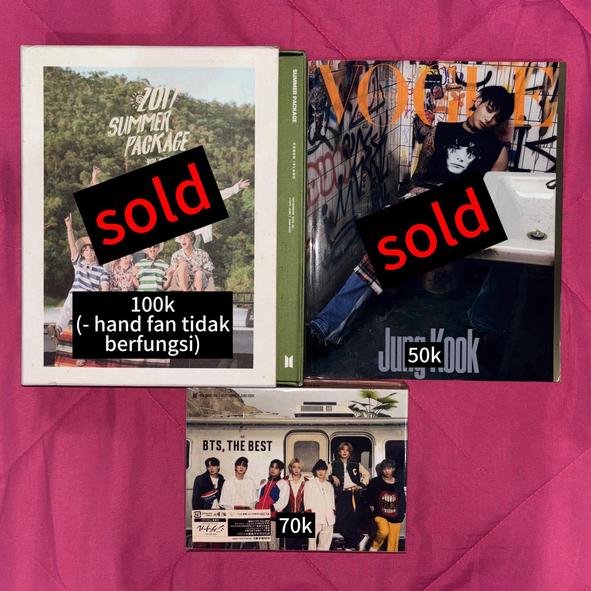 sisa satu diskon jadi 50k aja yuuu di take guys biar sekalian packing

🏷️ wts sell jual album bts murah