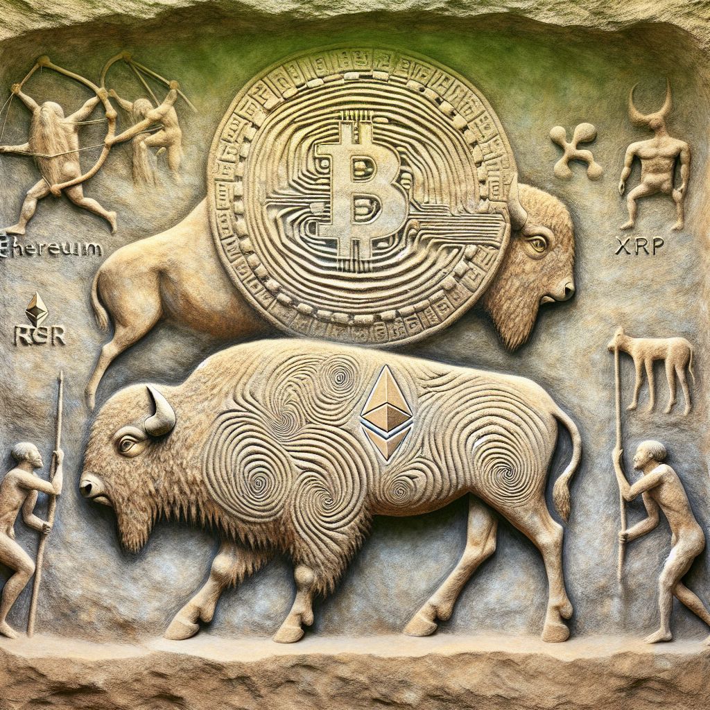 ✴️The Dawn of Crypto in Stone✴️  
🎨 Crypto Sculpture: Bison Relief of Tuc d'Audoubert – Magdalenian-era cave art  
🔸Crypto joins 401k era after Trump’s bold order 🚀