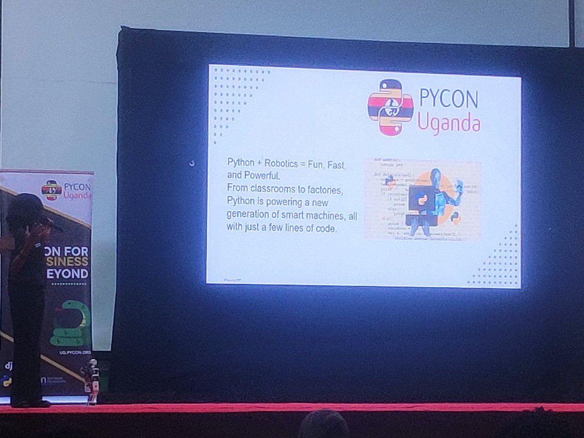 Ugandans are making serious robots 
Come see for your self happening now  <a href="/pyconuganda/">PyCon Uganda</a>