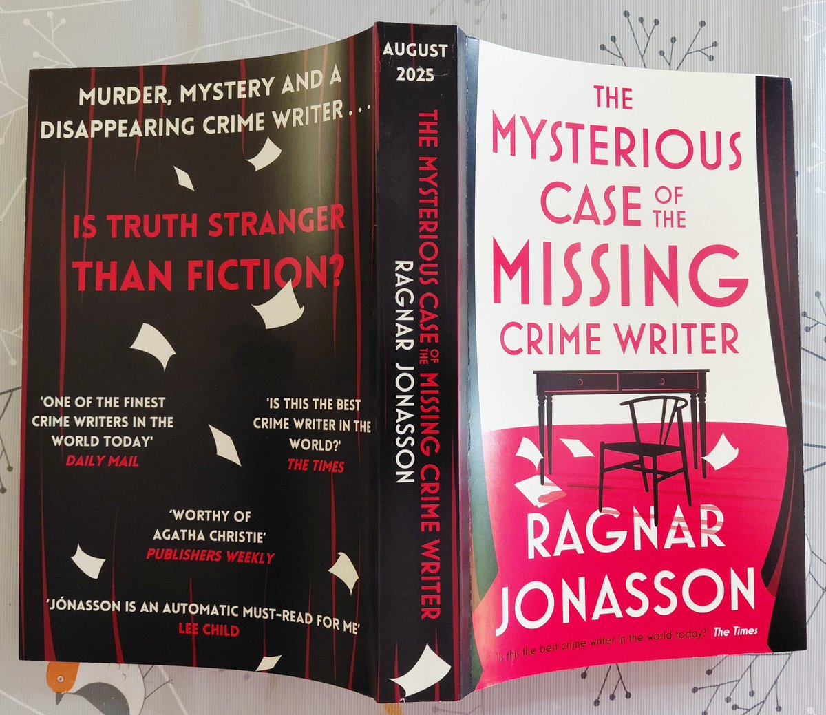 judefire33's tweet photo. Fantastic #BookMail today
#TheExes by #LeodoraDarlington @Leodora_ out in February 2026 from @MichaelJBooks
#TheMysteriousCaseOfTheMissingCrimeWriter by #RagnarJonasson @ragnarjo out on 21st August also from @MichaelJBooks #SoGrateful #ThankYou #BookTwitter https://t.co/mYiK3kiqBE