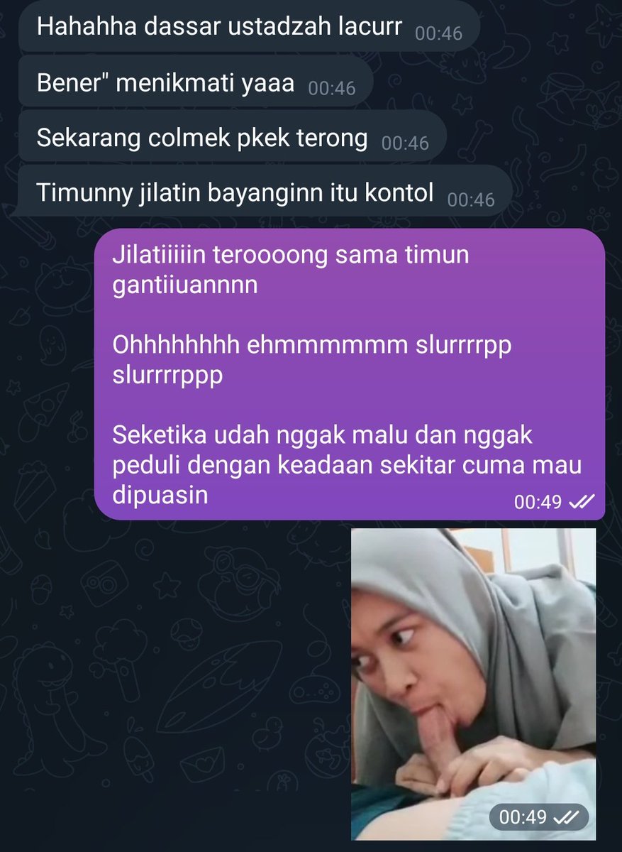ummi_story's tweet photo. Part. 3. Kesepian berakhir dengan perbudakan
#chatseks #chatseksjilbab #budakseks #ukhtisange #ukhtibinal #SANGE_AAAAAAAAAA #binornakal #binorhijab https://t.co/ZciZXfKgtM