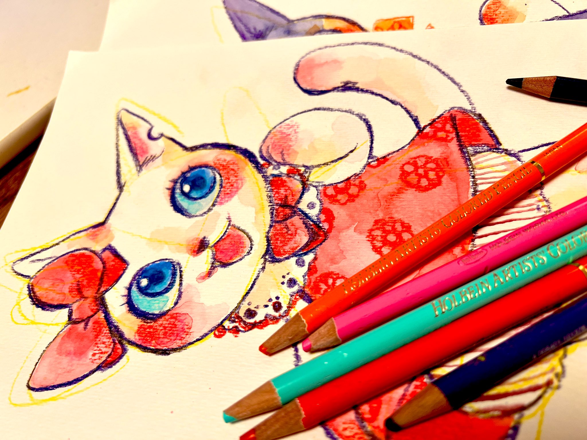 【猫たちと、きのこの森の夜】絵画 ,夜空,星空,猫,にゃんこ,きのこ,キノコ Mushroom Cat (Amber Egg :N106 TF) - information & testing