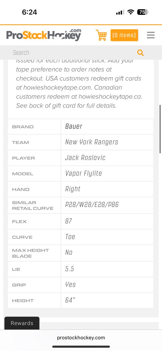 These specs actually make a lot of sense when you see how good Jack Roslovic’s shot is.