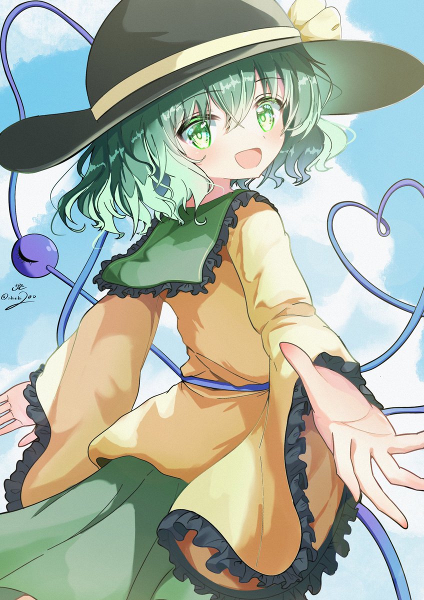 #東方project
#古明地こいし 
東方プロジェクト2次創作ファンアート
「夏空の下の古明地こいし」