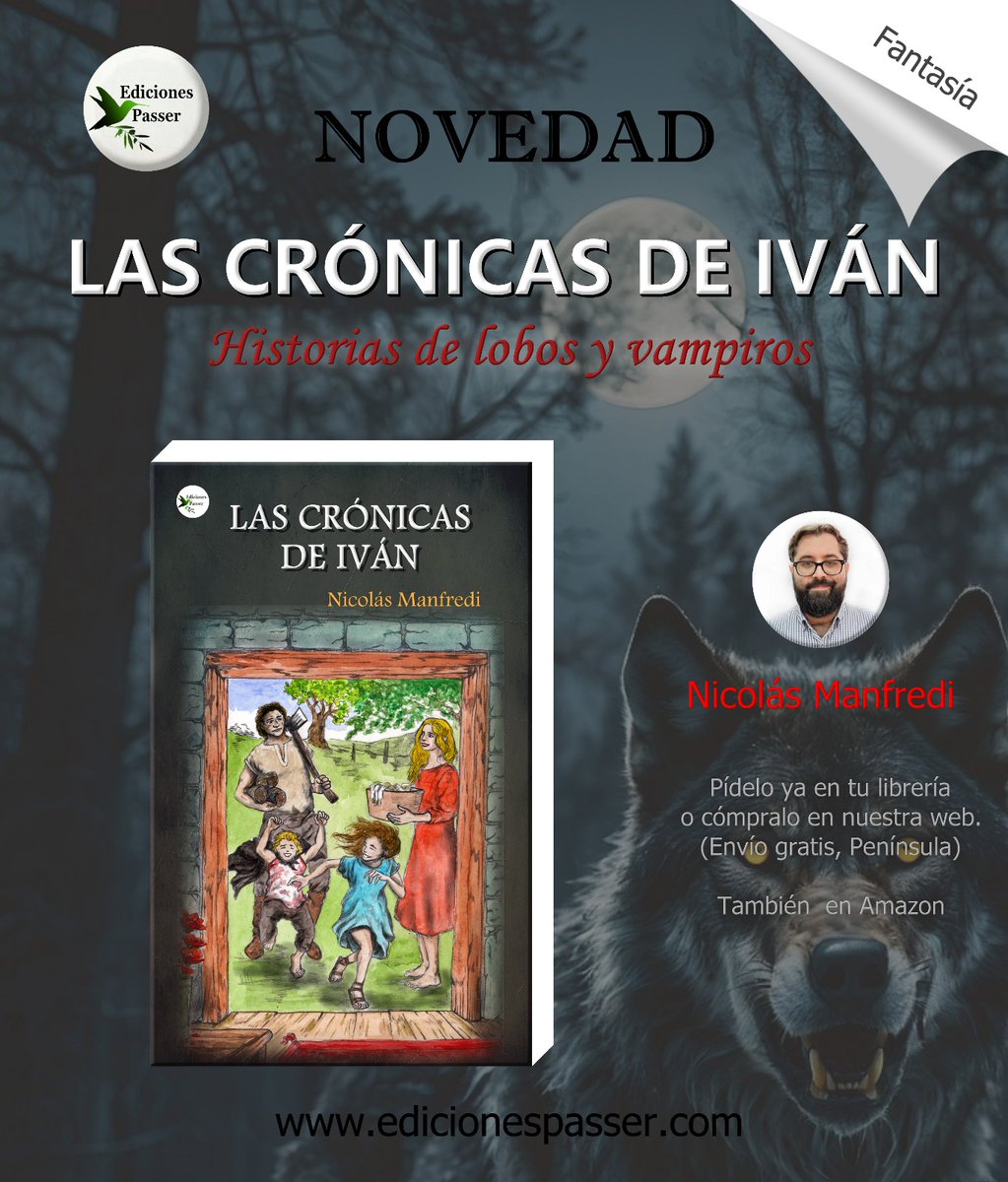 Iván lo perdió todo siendo un niño. Diez años después, la venganza es lo único que lo mantiene en pie… hasta descubrir que en sus venas corre el poder del lobo.
Pero ese don viene con un precio: enfrentarse a horrores más antiguos que los hombres.

#LanzamientoLibro #Fantasía