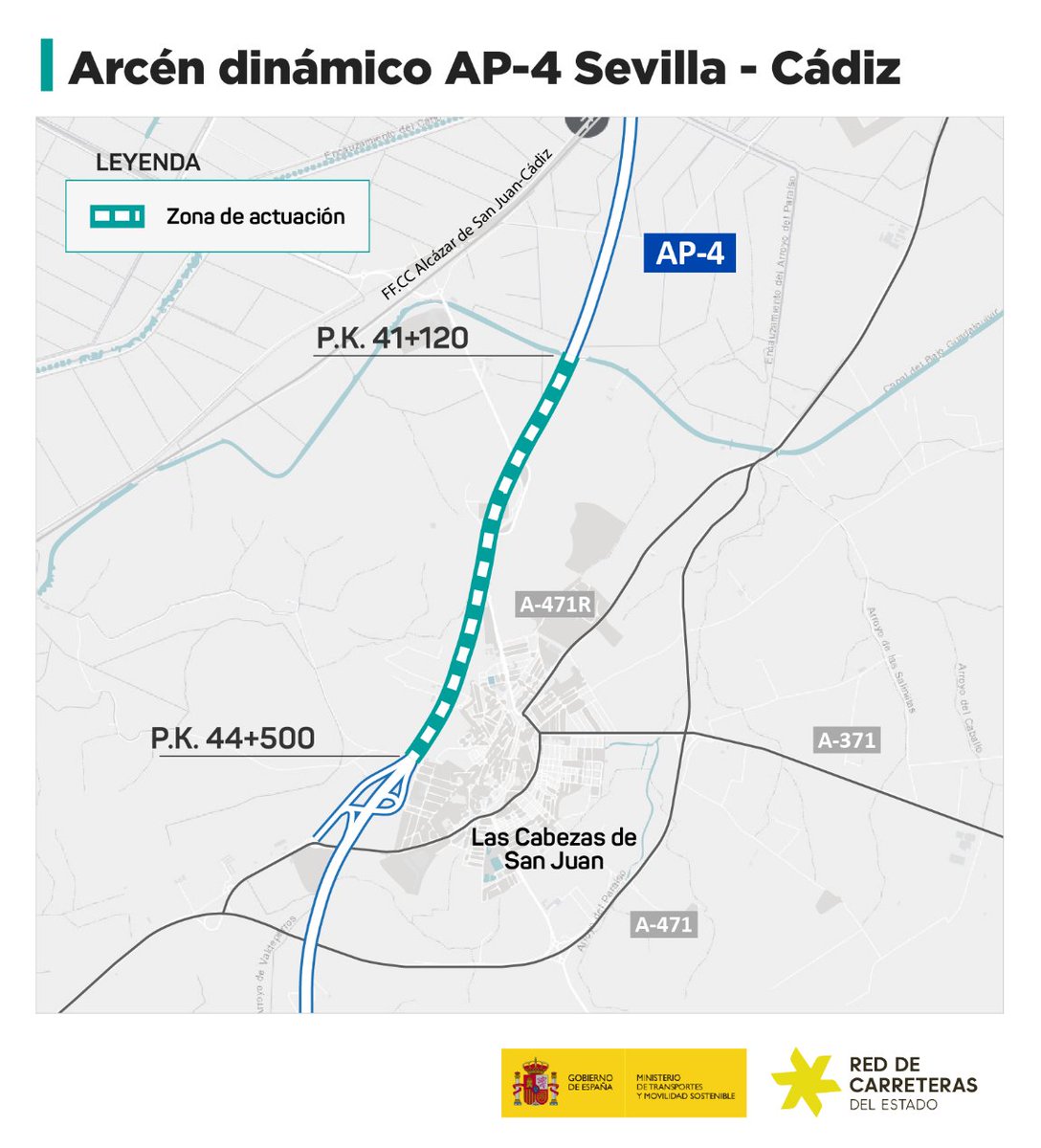 🛣️ El Gobierno habilita desde este sábado un tercer carril en la AP-4 en sentido Cádiz | Se aprovechará el arcén para dar mayor fluidez al tráfico en época veraniega
➡️ ddsevilla.info/kbqgp3
#Sevilla #SevillaHoy