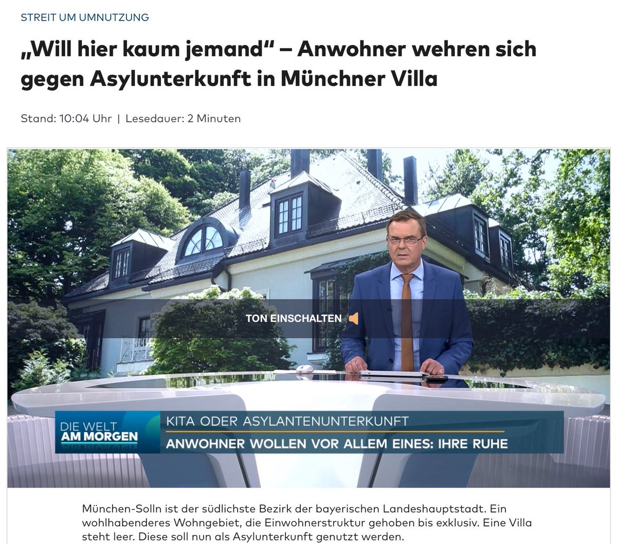 26% der Einwohner von Solln haben bei der Bundestagswahl die Grünen gewählt. Zusammen mit SPD und Linken kommen sie fast auf die Hälfte der Stimmen. 

Doch, Solln sollte eine neue Asylunterkunft erhalten. Die Einwohner müssen bekommen, was sie gewählt haben. 😊