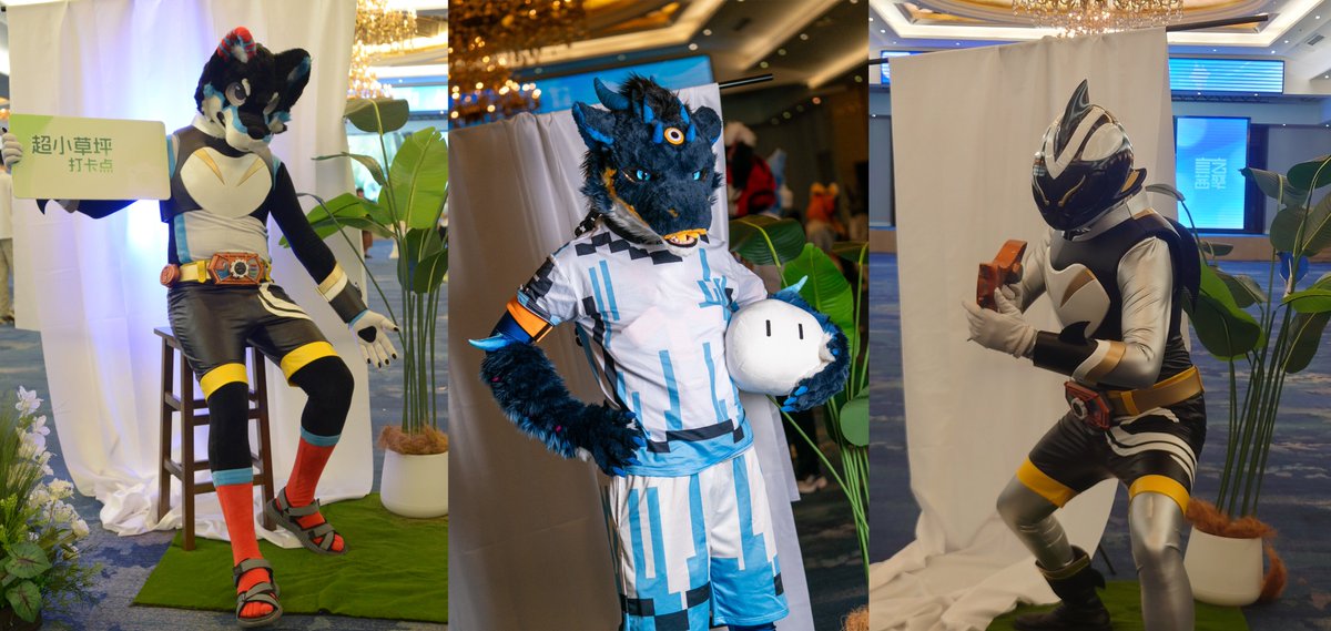 #FursuitsFriday
落熙聚三天三套  时爅 霜翼 虎鲸黑 
📷： 龙宇  风光狗管反  脆脆鸡