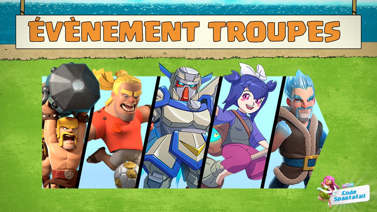 Lancement du deuxième lot de troupe temporaire !! 

Du 11 au 19 août à 10h FR 

Vous aurez la possibilité d'attaquer avec 
- Barbare attaquant, 
- Bélier de combat, 
- M.E.C.H.A, 
- Sorcier de glace 
- Gentille sorcière

Amusez vous bien !!