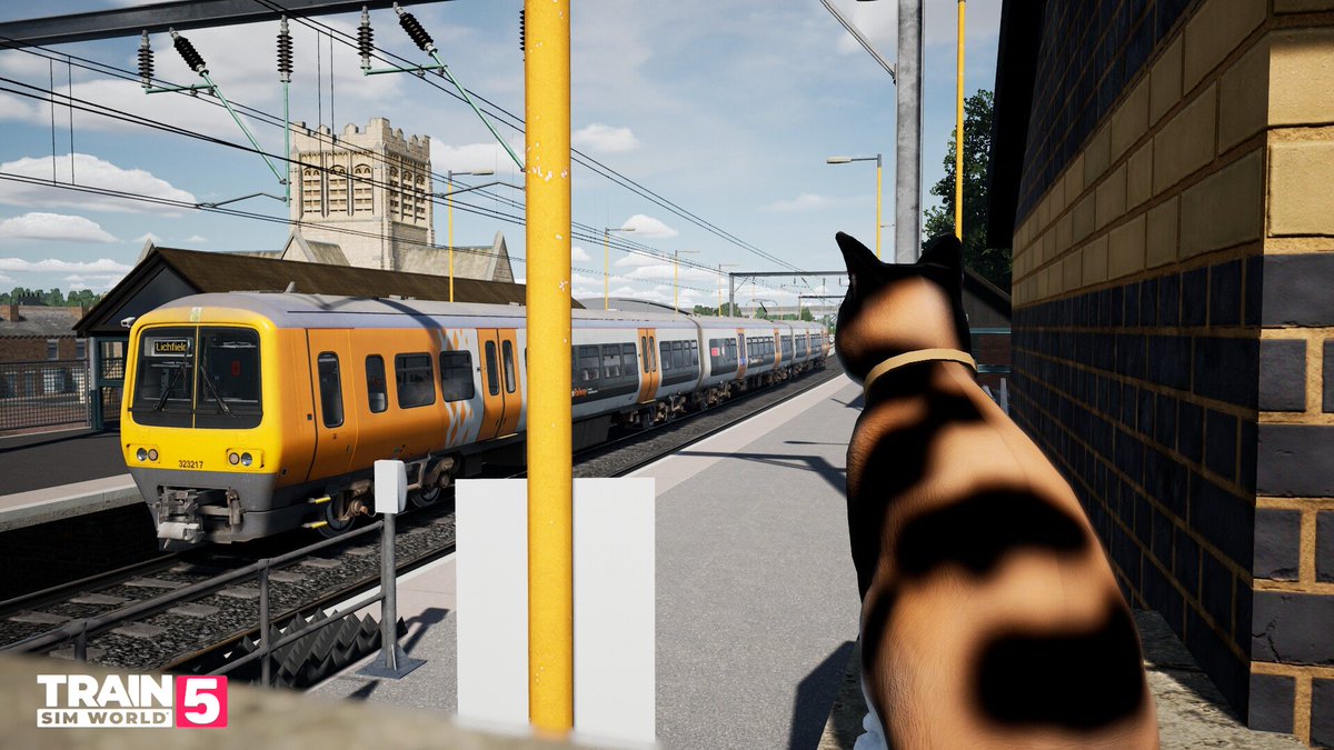 Happy International Cat Day! 🐈

You can find our feline friend, Gavin, along the Birmingham Cross-City route. But there are a few more that can be found across Train Sim World!

Have you spotted any station cats - drop any screenshots you have below! 📸

#InternationalCatDay