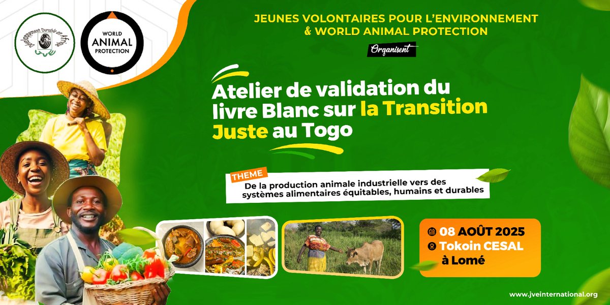 Luttah Aluora (@laluora) on Twitter photo Today we talk of sustainable foods systems and how we can prioritize local production and consumption of healthy nutritious foods. This study sets the pace to #JustTransition #MyFoodIsAfrican
#FoodSystems
#Agroecology
<a href="/MoveTheWorld/">World Animal Protection</a>
<a href="/JVE_Int/">JVE International</a> Today we talk of sustainable foods systems and how we can prioritize local production and consumption of healthy nutritious foods. This study sets the pace to #JustTransition #MyFoodIsAfrican
#FoodSystems
#Agroecology
<a href="/MoveTheWorld/">World Animal Protection</a>
<a href="/JVE_Int/">JVE International</a>