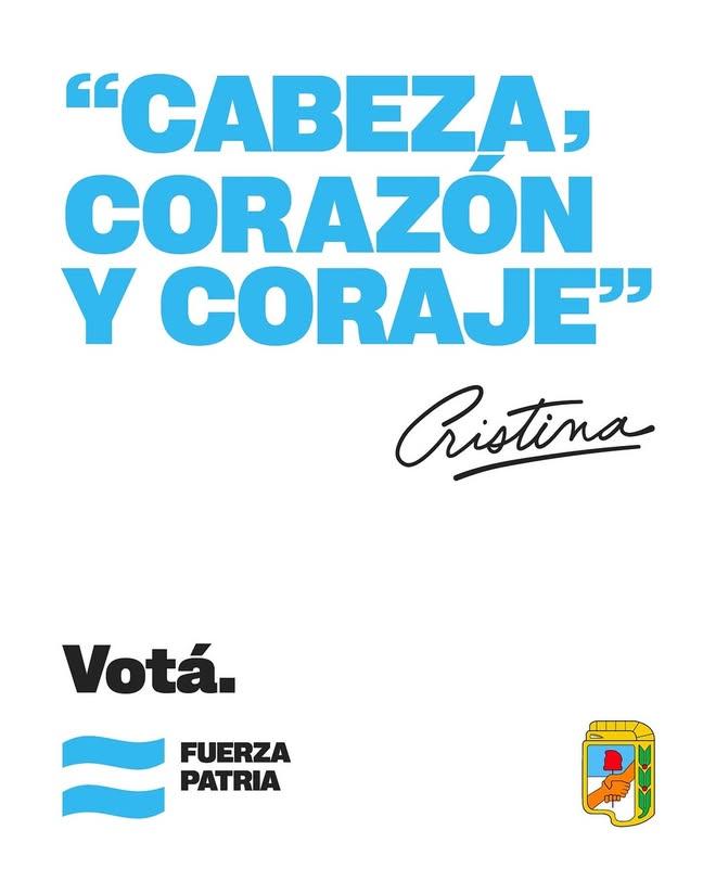 Muy buen día queridos compañeros con Axel y todos UNIDOS  TRIUNFAREMOS FUERZA PATRIA,VAMOS CARAJO el Peronismo más vivo que nunca.
Abrazo grande a todos los compañeros,y buen Viernes.
#FuerzaPatria
#FuerzaAxel
#CristinaLibre
#AxelPresenteYFuturo