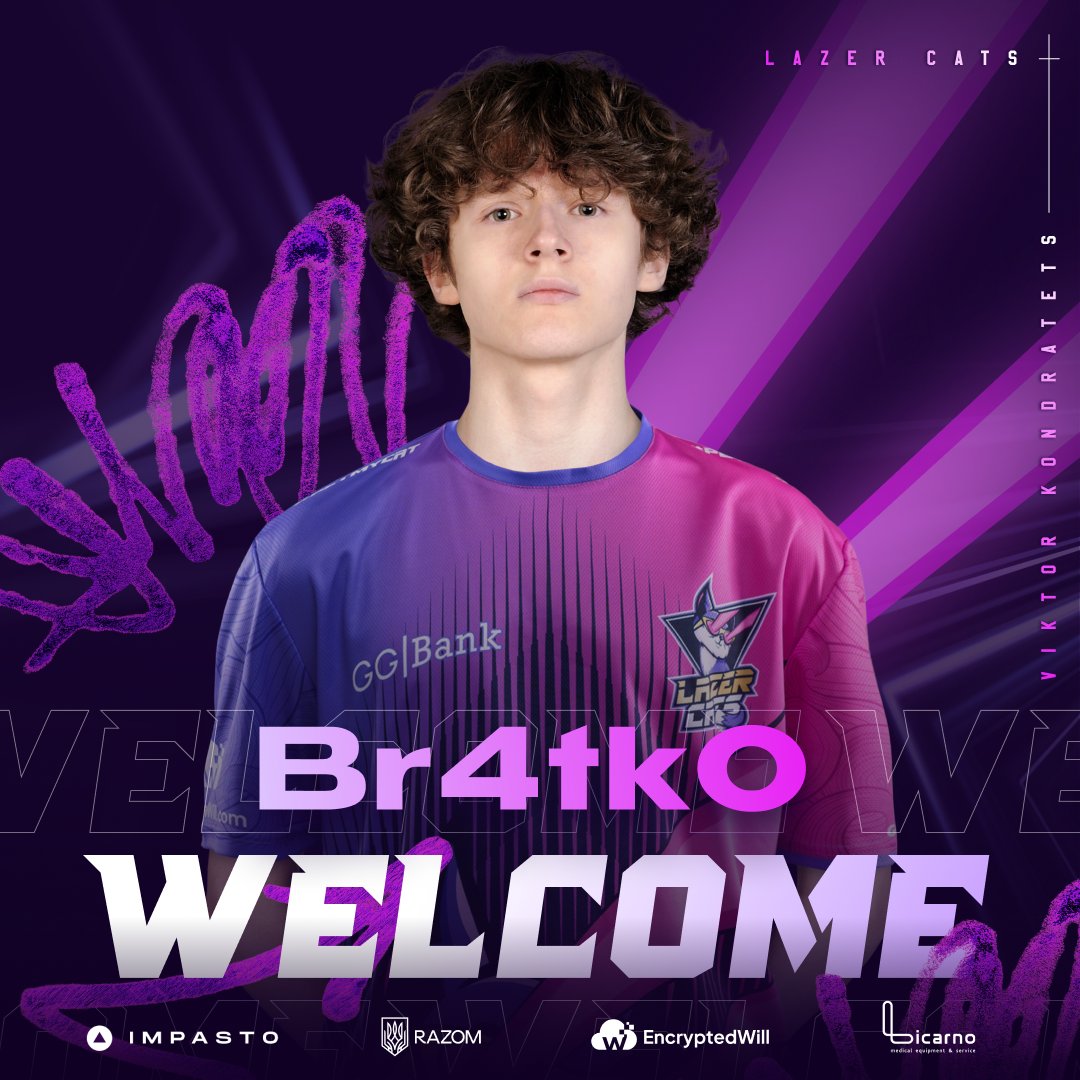 Victor Br4tkO 
— the new cat in Lazer Cats😻

Ambitious, strong-willed, and ready to push forward. Welcome to the pack, <a href="/br4tkocs/">Br4tkO</a>  💜