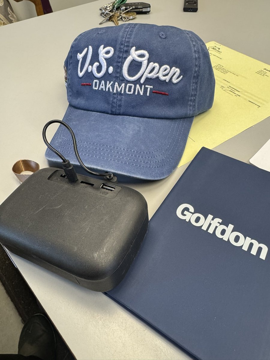 Thank you <a href="/Golfdom/">Golfdom</a>! The swag is appreciated 👌🏻