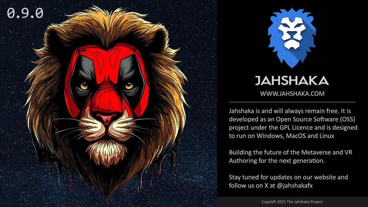 Jahshaka 0.9.0 has been released after a long break in development. This is a much needed rewrite of the core codebase for Qt6 which will allow us to do monthly releases moving ahead.

Fork us at github.com/jahshaka/Studio 
Download at sourceforge.net/projects/jahsh…