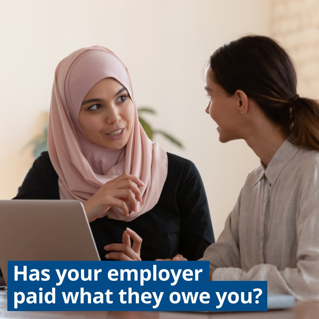 Your employer should pay you on time for work that you’ve done.

➡️ You can challenge your employer if they haven’t paid you or you’ve been underpaid.

We can help you understand your rights ⤵️
bit.ly/45ntE9f