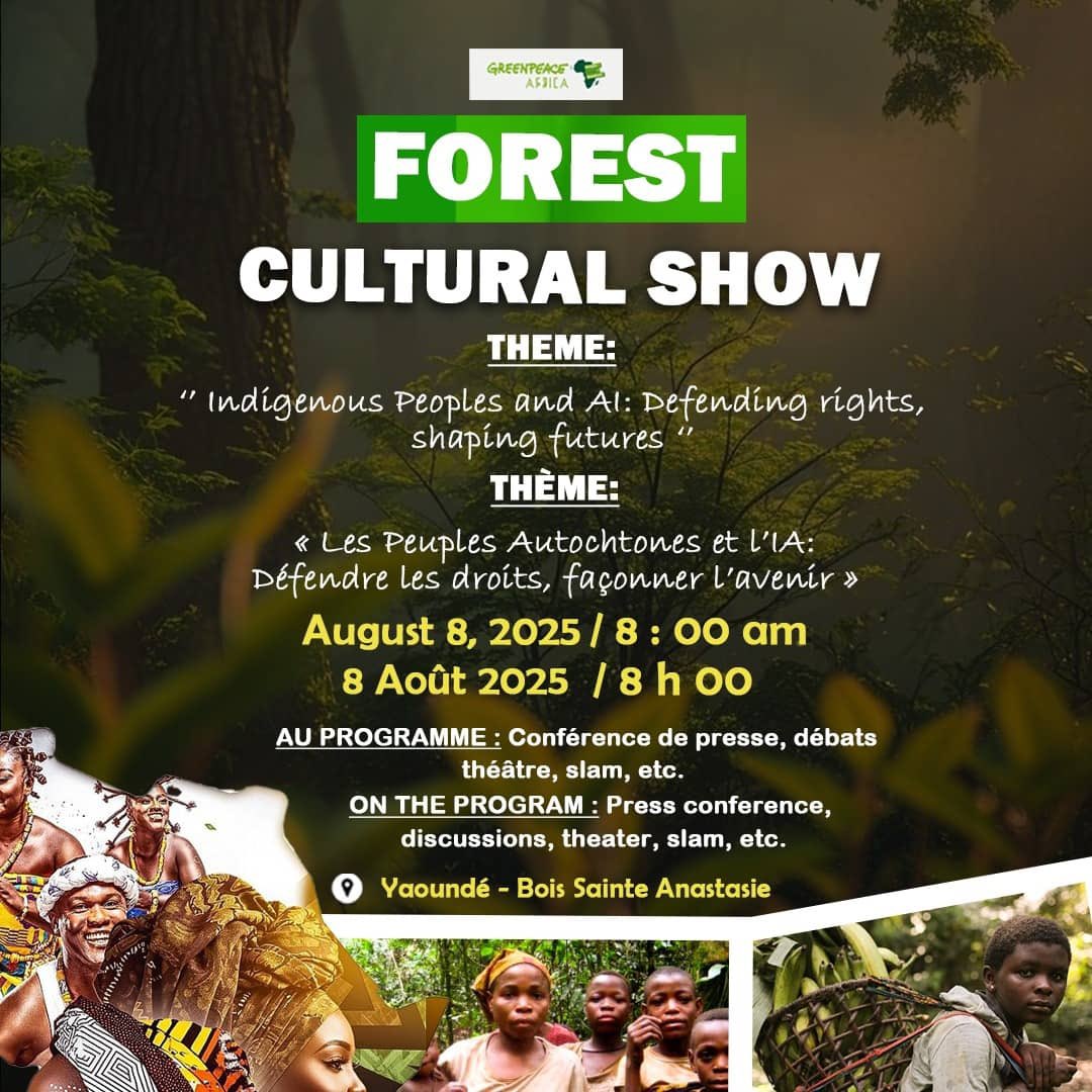⛔ La pétition “Respectez la Forêt du Bassin du Congo” est lancée! 📢

⛔ Signez, partagez, mobilisez!
act.gp/4lSWwNr

🍀🌳 The “Respect the Congo Basin Forest” petition has been launched! 📢

⛔ Sign, share, mobilize!
pages.greenpeaceafrica.org/protect-the-co…