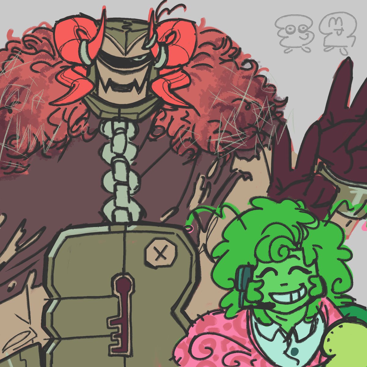 Scrambly drawing, does this counts as 23? I dunno