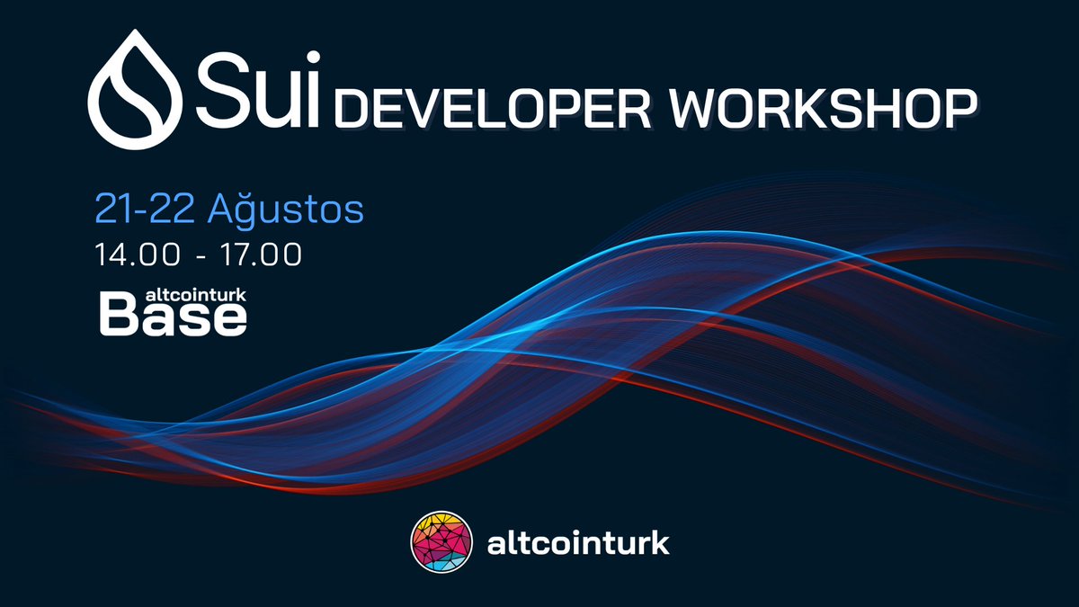 Sui Developer Workshop İstanbul’da! 🇹🇷

💧<a href="/SuiNetwork/">Sui</a> ekosistemiyle tanışmak ve geliştirme yapmak isteyen herkes için harika bir fırsat! 👨‍💻👩‍💻

📍  Altcointurk Base
📅  21-22 Ağustos
🕑  14:00 - 17:00

Doğrulanan projelerin geliştiricilerine bir sonraki aşamaya (Hackathon ve